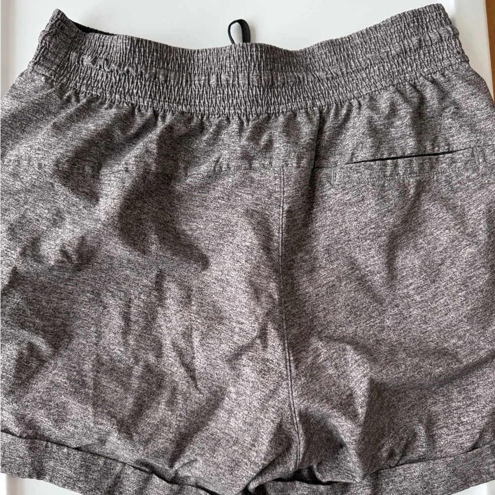 Gray Lululemon Cuffed Drawstring Shorts - Picture 2 of 3